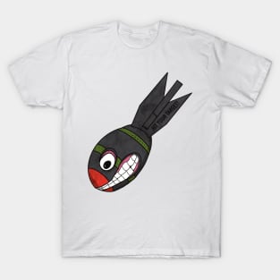 World War 2 Style Cartoon Bomb Hit Your Target T-Shirt